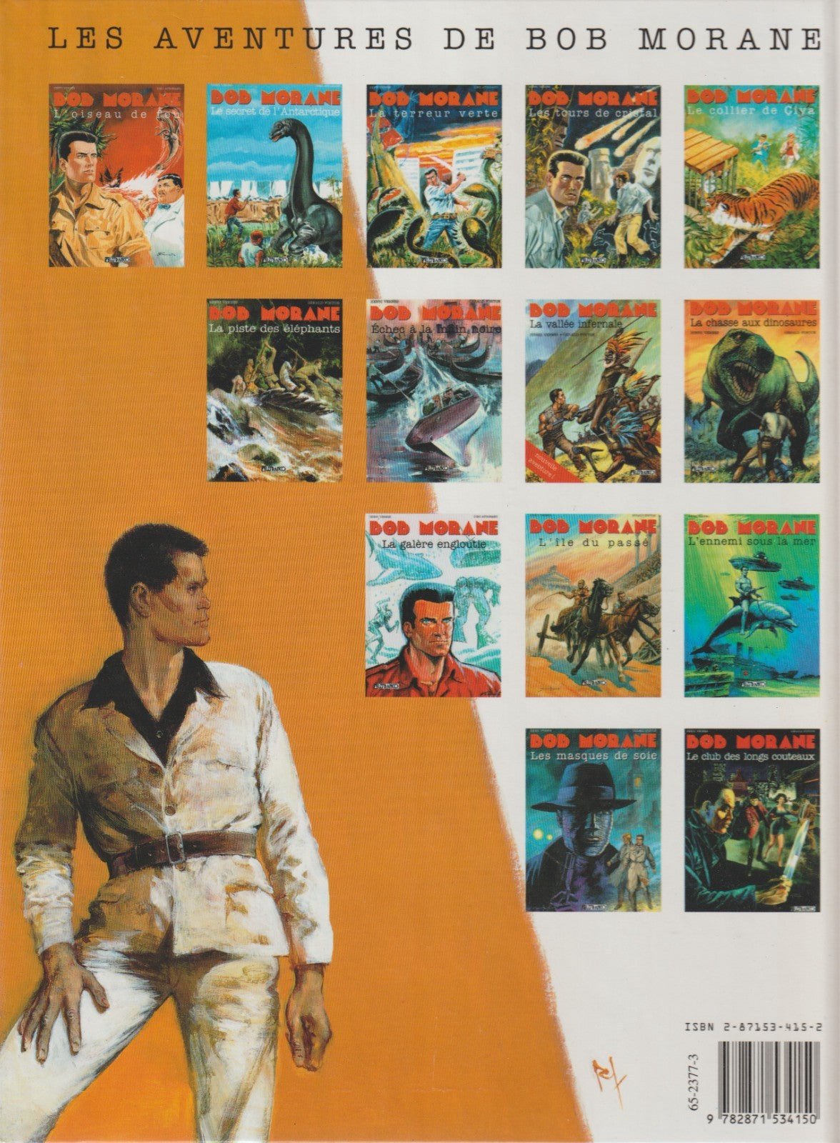 BD Bob Morane N°15(Lefrancq) - La Malédiction de Nosferat - E.O.1989-TTBE-Forton