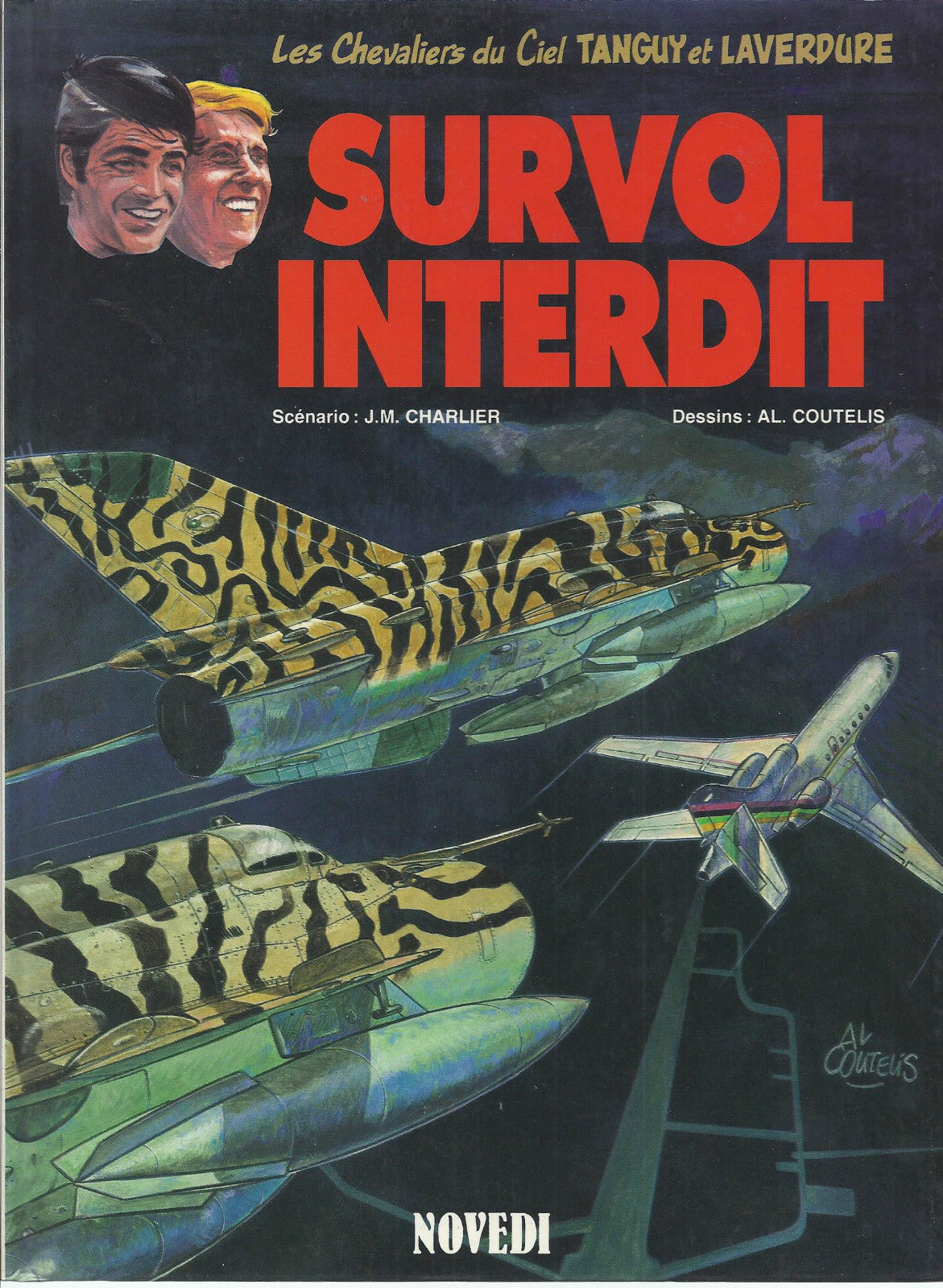 BD Tanguy et Laverdure - Survol interdit - EO  - 1988 -TBE- Coutelis AL.