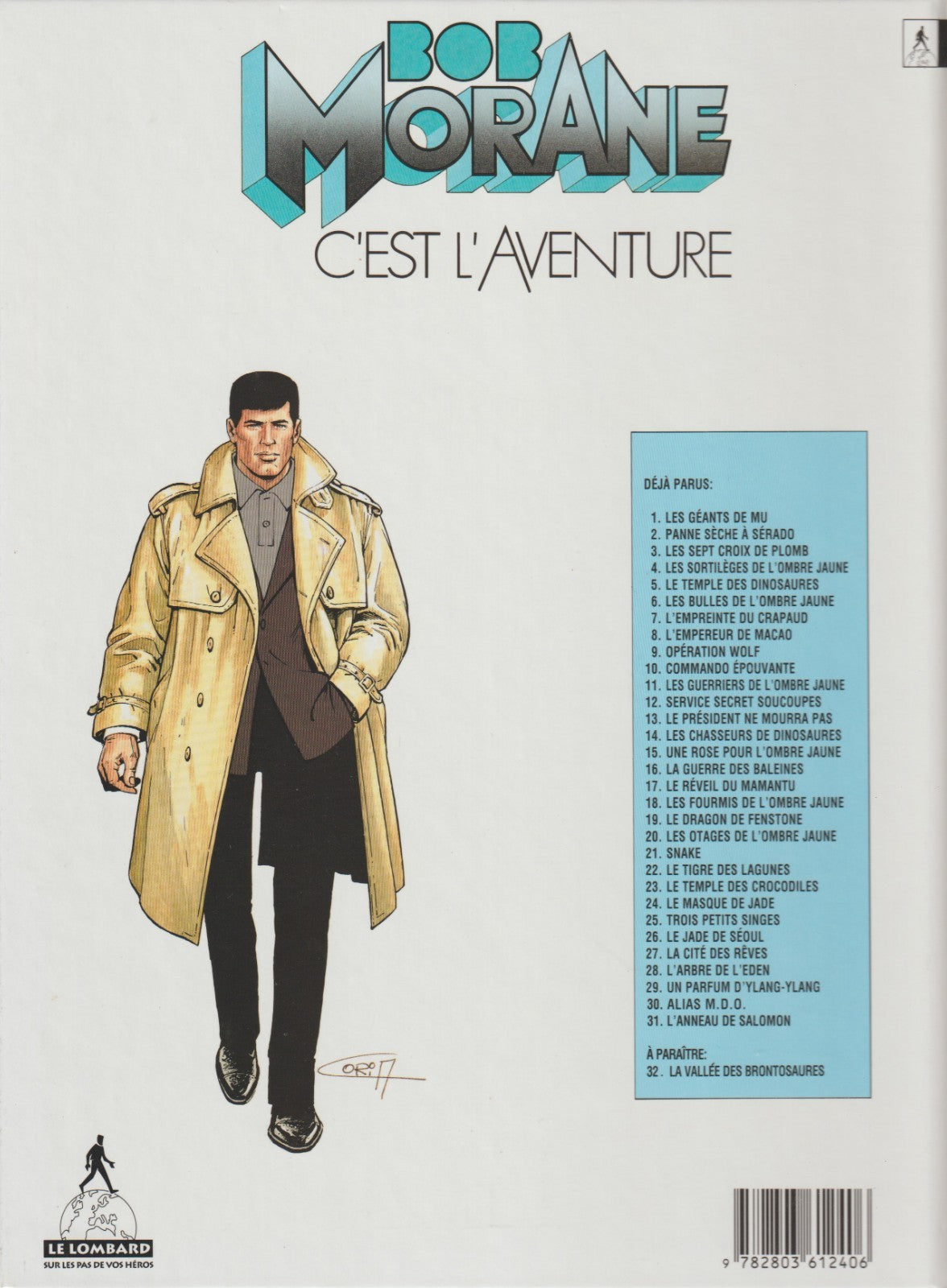 BD Bob Morane N°31- L'anneau de Salomon - E.O. 1997-TTBE-Coria