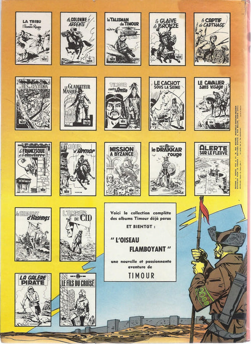 BD   Timour (les)  - Le fils du croisé  - E.O .1966  BE - Sirius