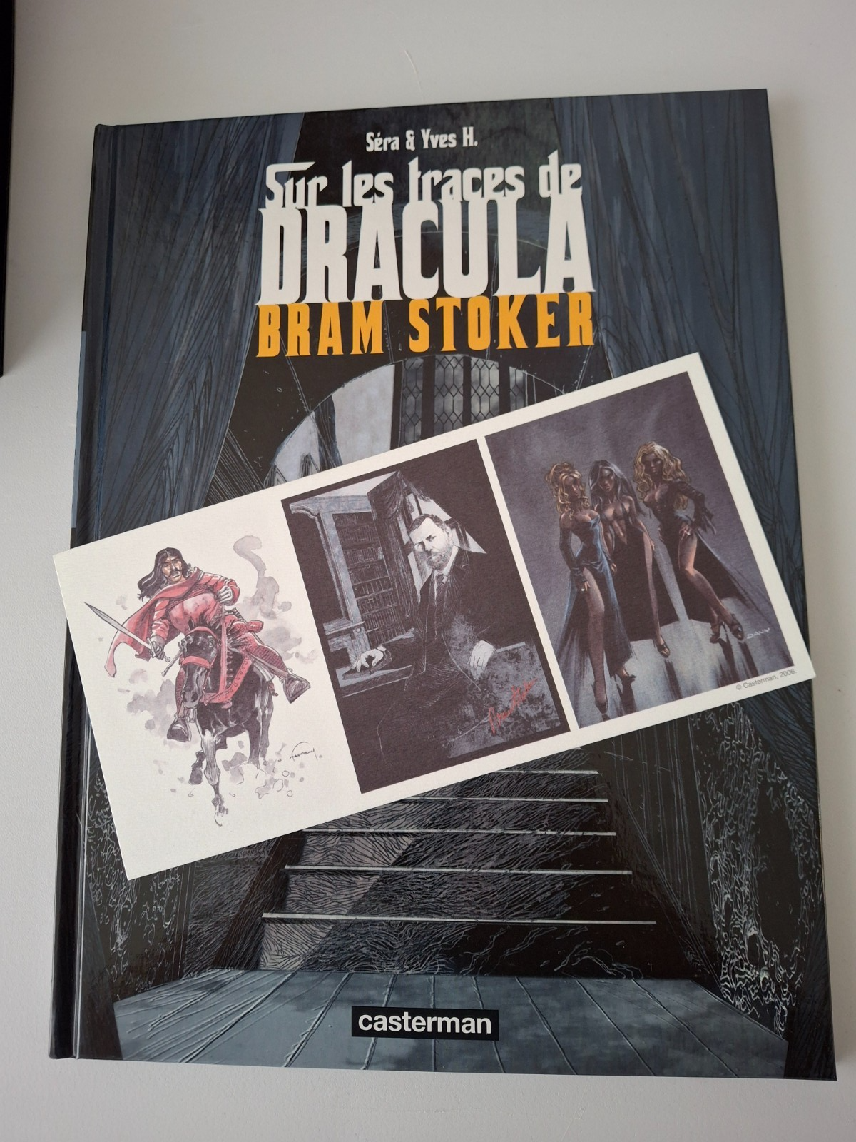 BD - Coffret  Sur les traces de Dracula - 3 volumes -2006 -  TTBE - Hermann-Dany
