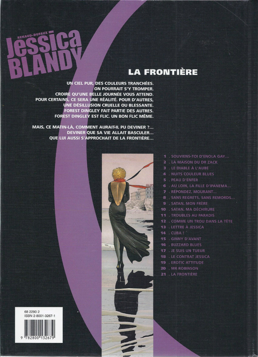 BD  Jessica Blandy - N°21 - La frontière- E.O.2002 -TBE - Renaud