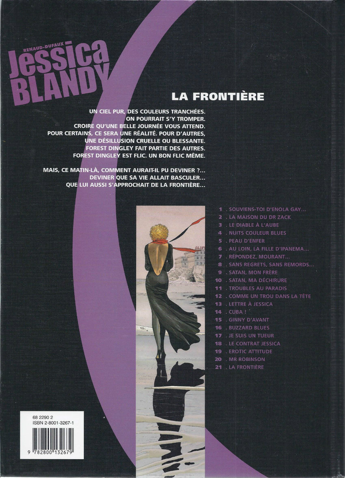 BD  Jessica Blandy - N°21 - La frontière- E.O.2002 -TBE - Renaud