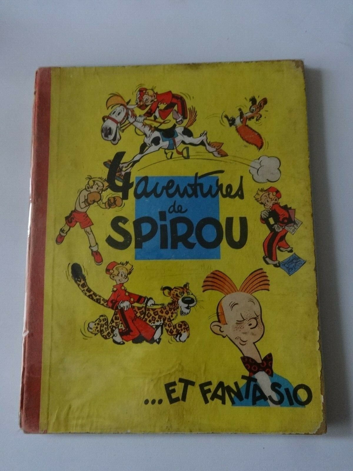 Spirou et Fantasio - 4 aventures de Spirou - RE 1953 - EC - Franquin
