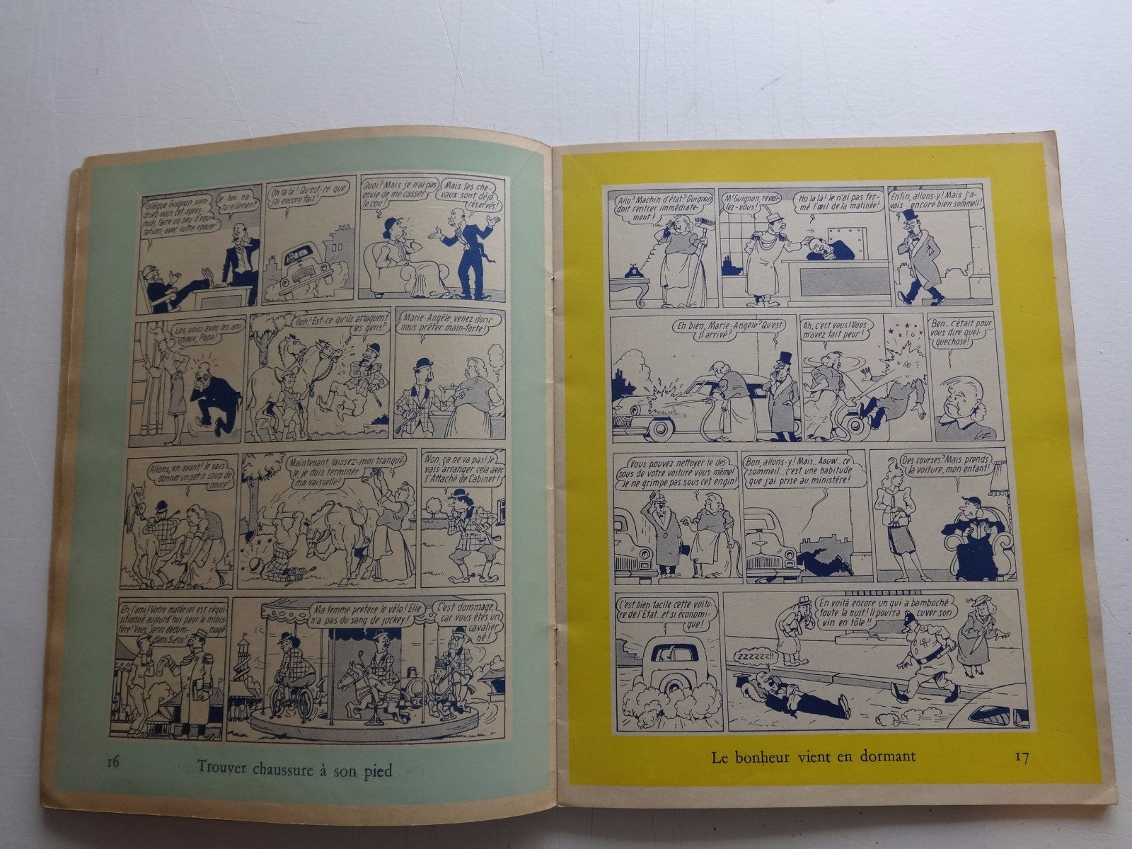 BD  Guignon - Les frasques de M. Guignon - N°2-  EO- 1958 - BE- Vandersteen