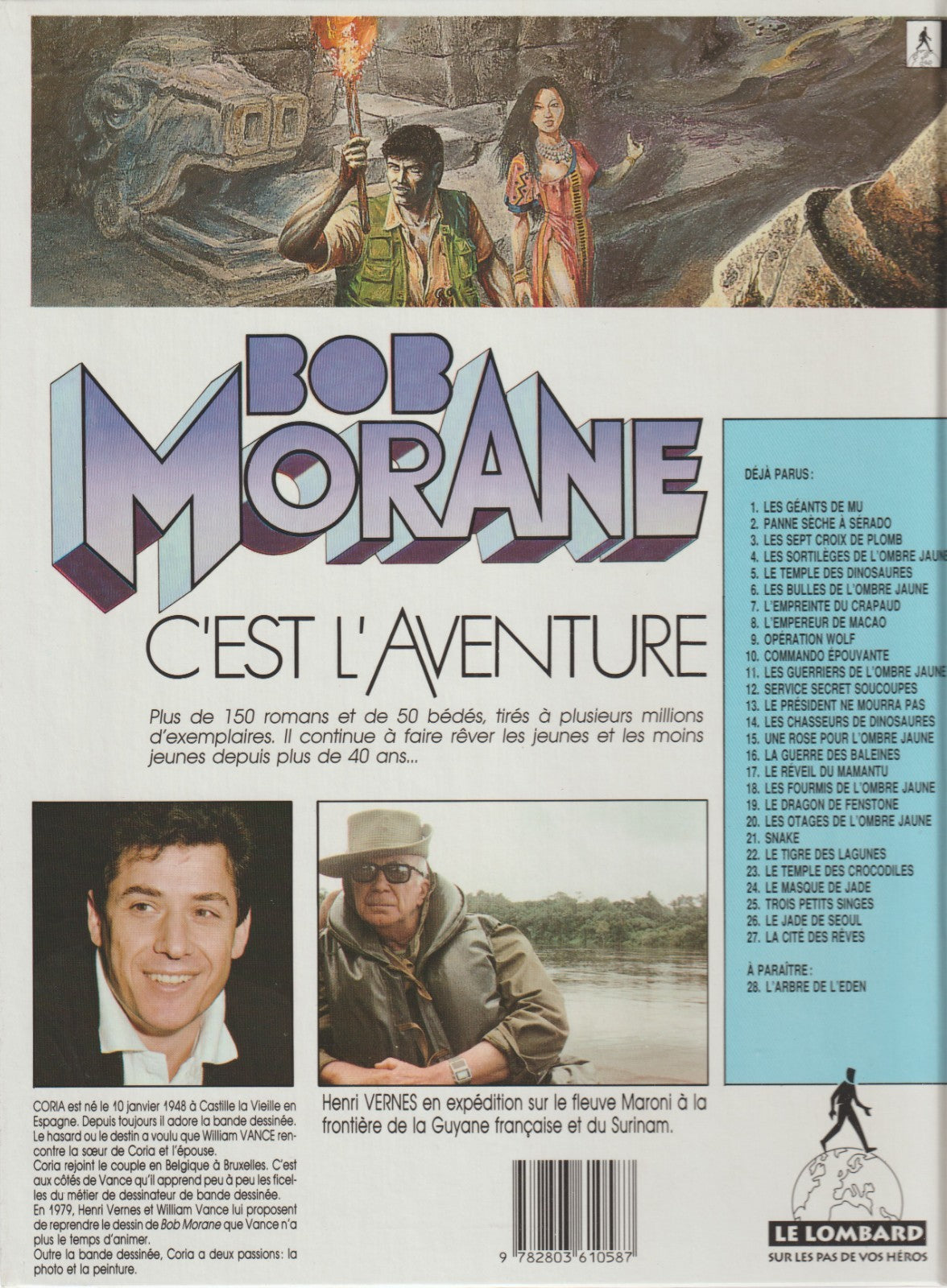 BD Bob Morane N°27 - The City of Dreams - 1st Edition 1993 -VGC-Coria
