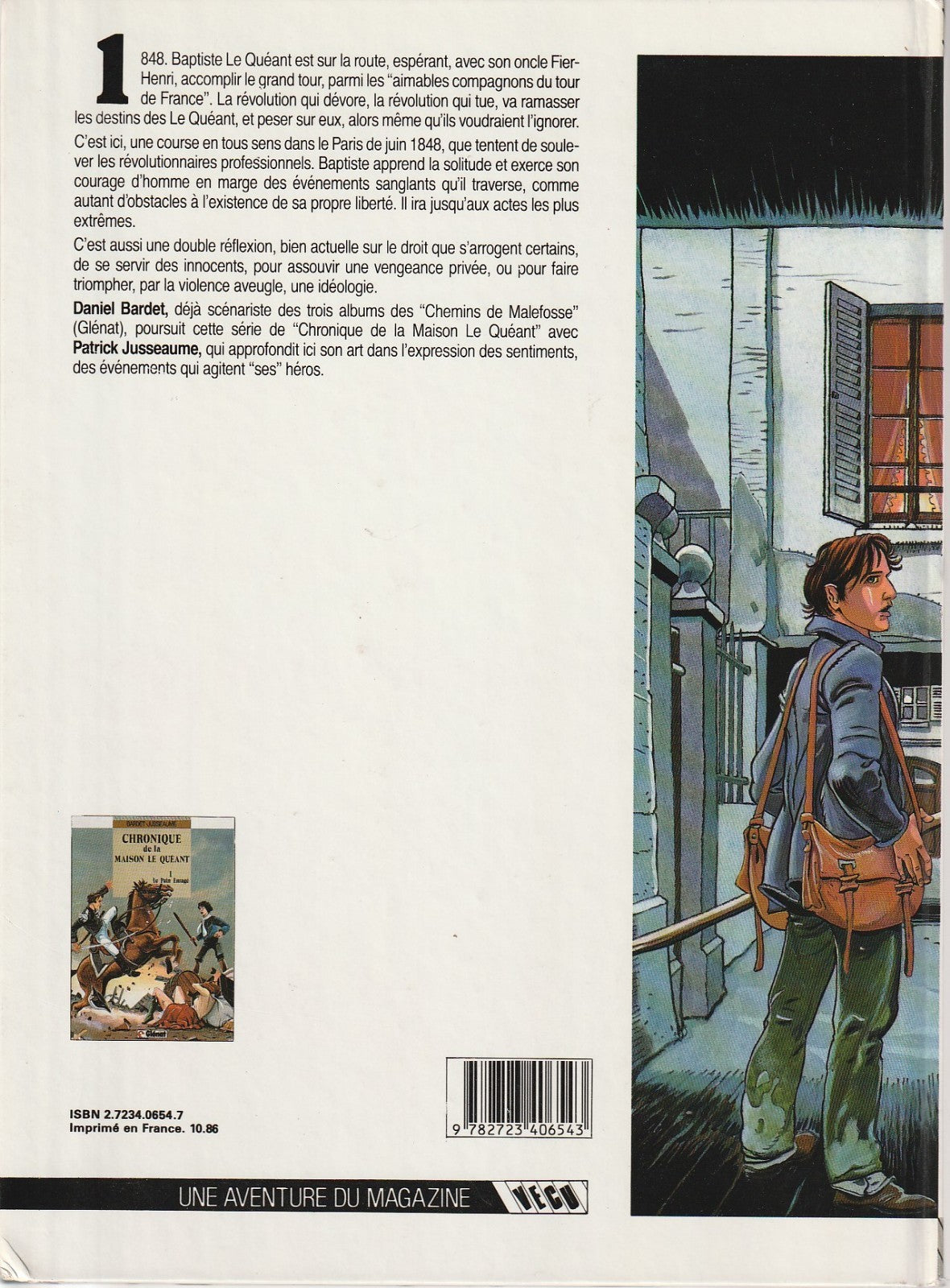 BD Chronique de la maison le quéant -les 40 Huitards -N°2- First Edition-1986-VGC-Jusseaume