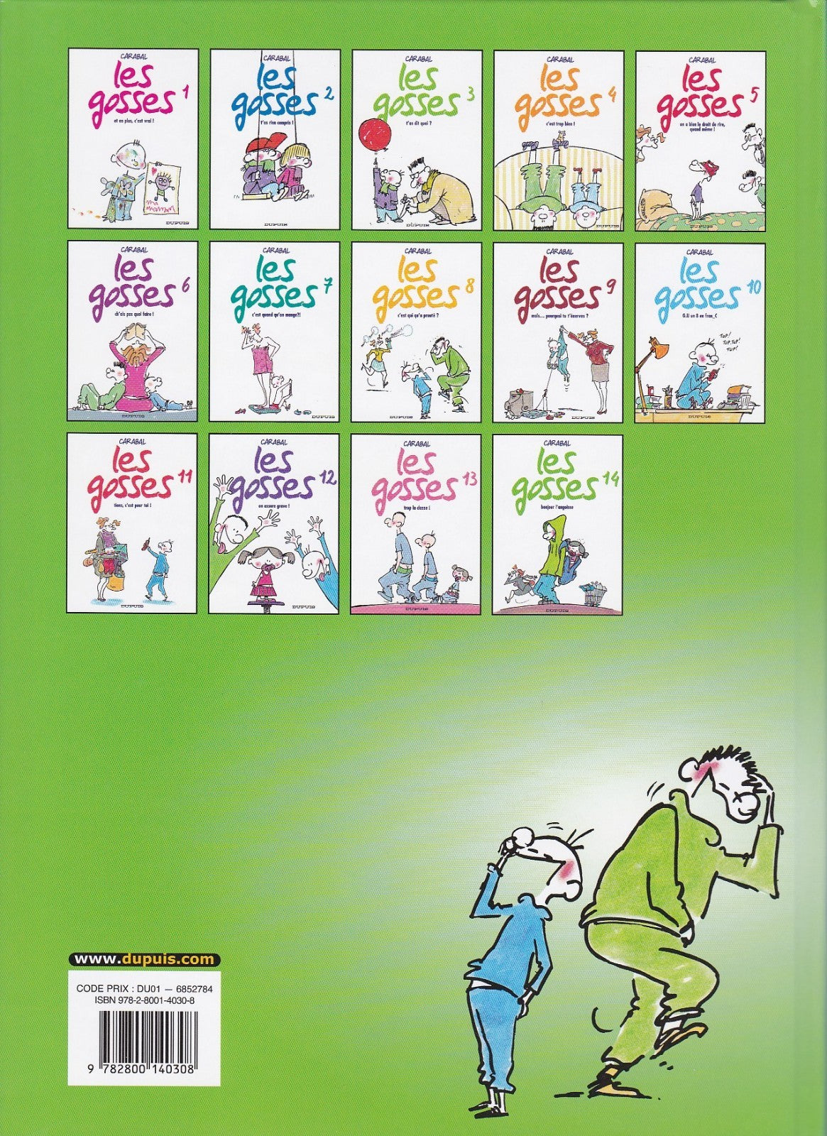BD les gosses - bonjour l'angoisse   - N°14 -  EO - 2008  TTBE- Carabal