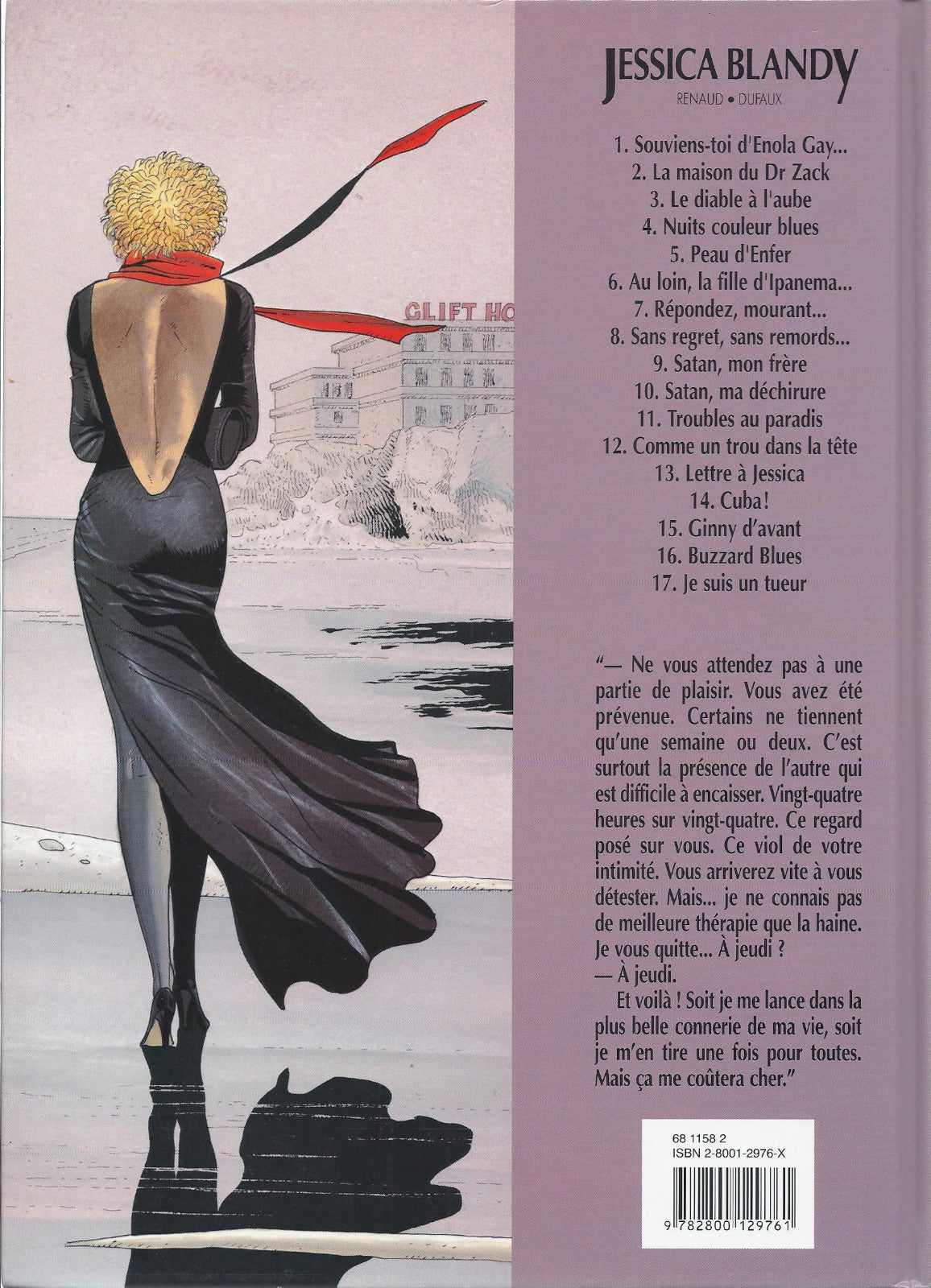 BD  Jessica Blandy - N°17 - Je suis un tueur - E.O.2000 -TBE - Renaud