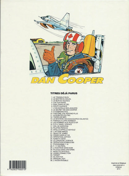 BD Dan Cooper N° 36 - L'avion invisible  - E.O. 1987 - TBE  - Weinberg A.