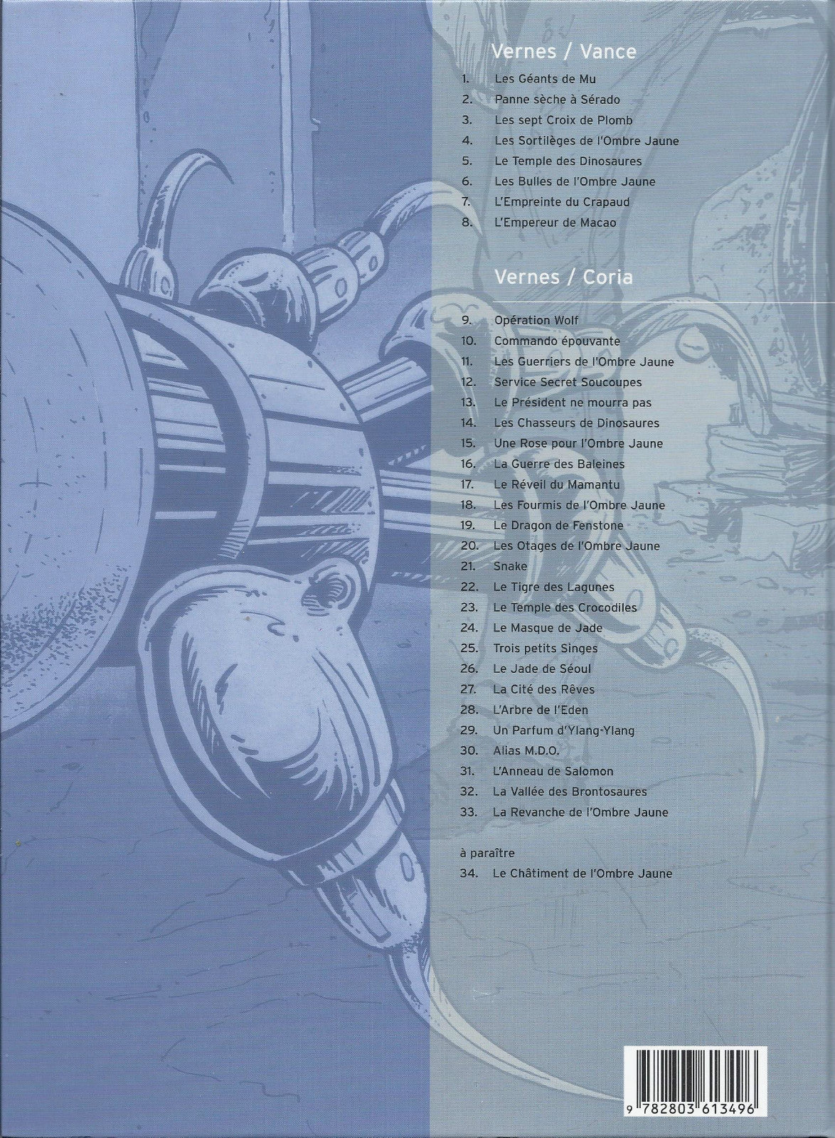 BD Bob Morane N° 33 - La revanche de l'ombre Jaune - E.O. 1998 - neuf  - Coria