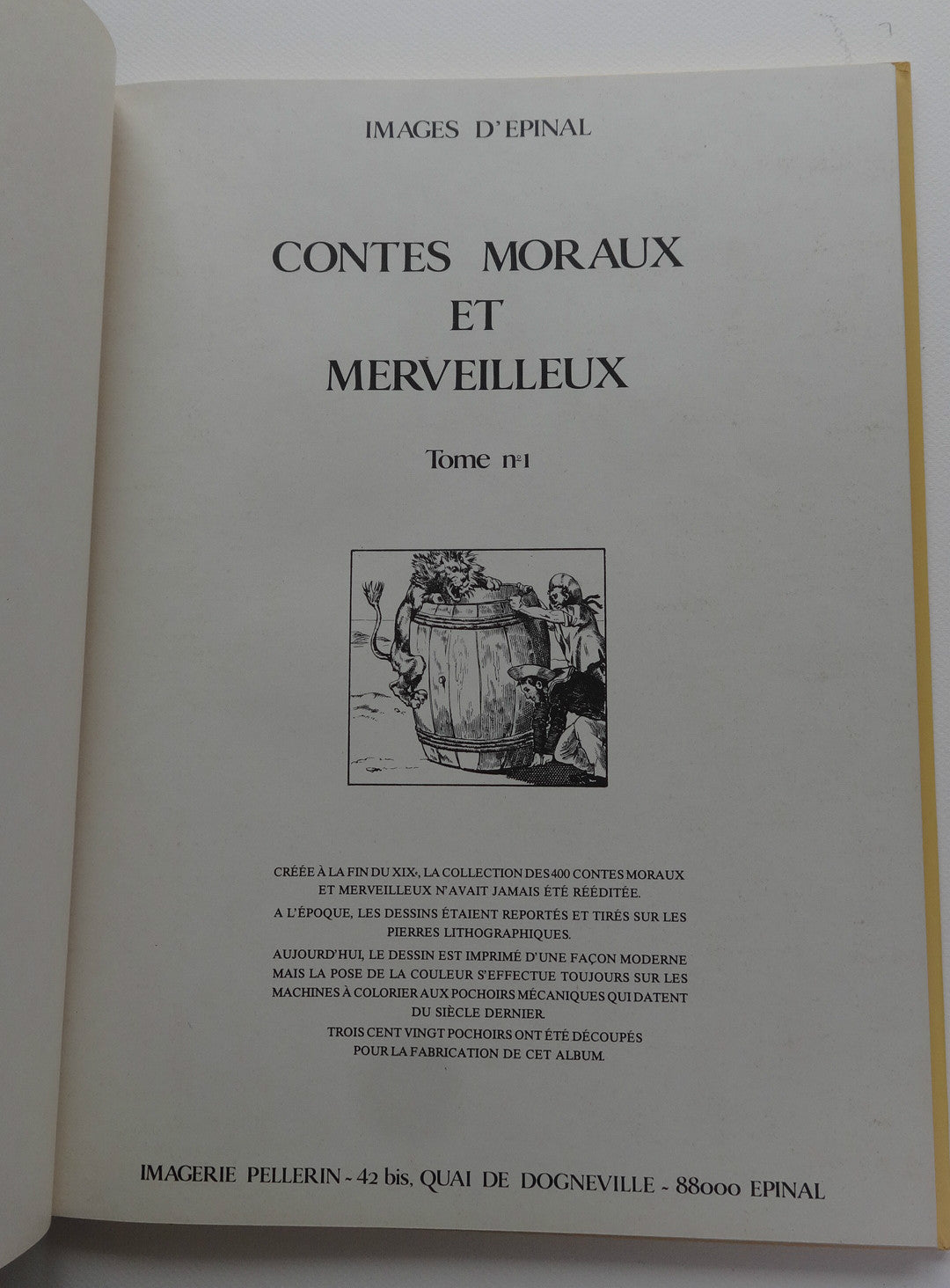 BD Images d'Epinal - Contes moraux et merveilleux - 1983  -TTBE- Petitjean