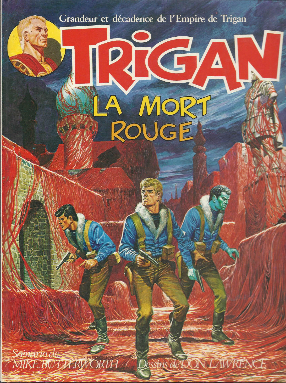 BD  Trigan - N°2 - La mort rouge   - EO .1977 - TBE - Don Lawrence