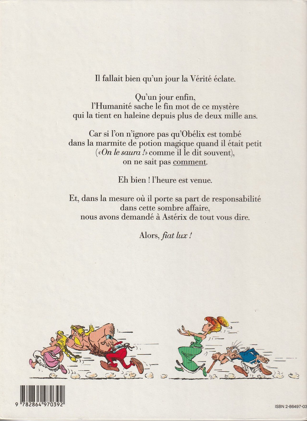 BD  Astérix - comment Obélix est tombé dans la marmite-  EO .1989- TBE-Uderzo
