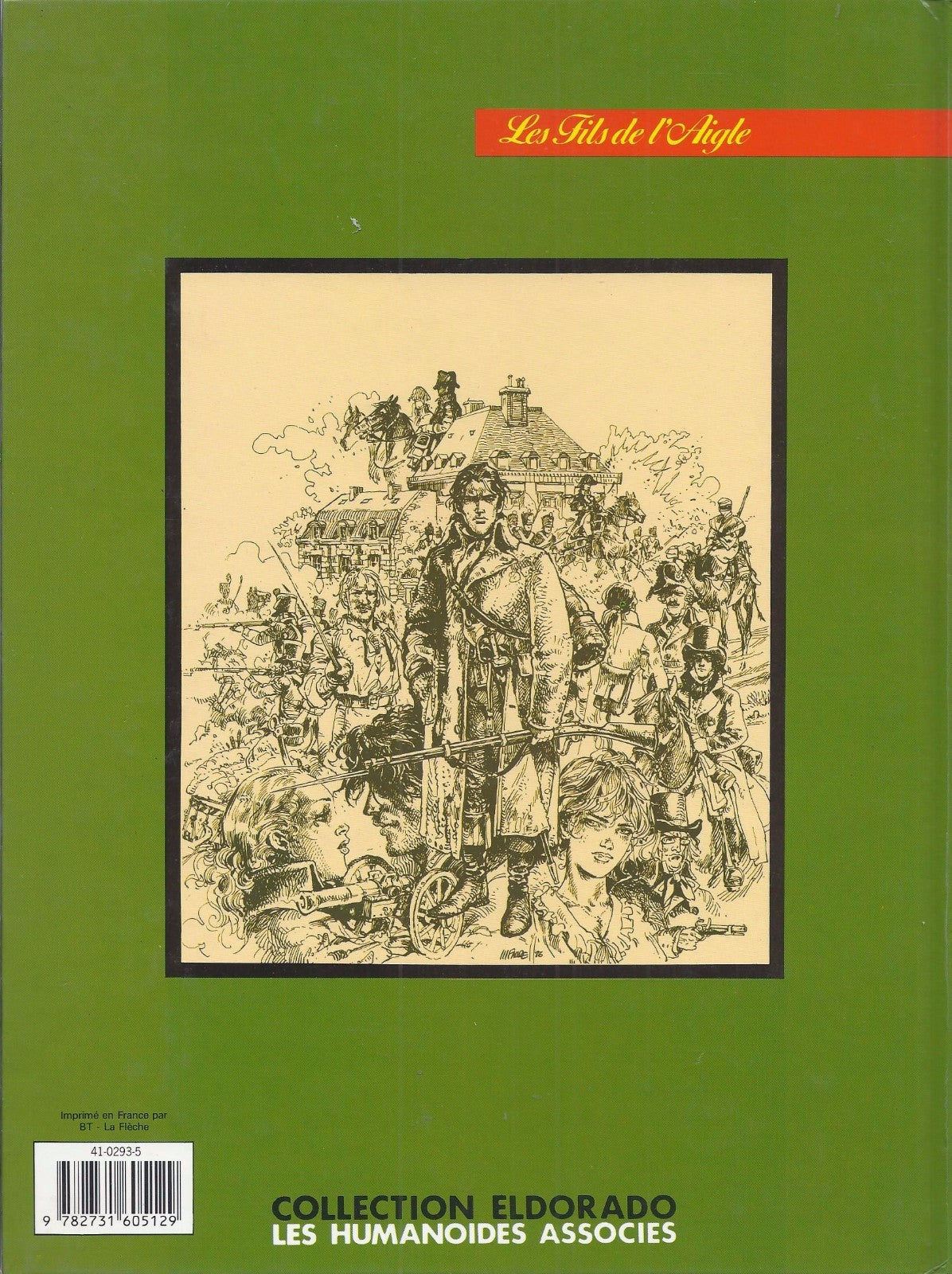 BD  Les fils de l'aigle -Capucine -N°4- EO- 1988 -TBE- Faure
