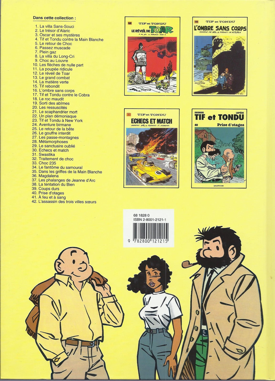 Comic Book Tif et Tondu No. 42 - The Assassin of the 3 Sister Cities - 1st Edition 1995 VGC - sikorski