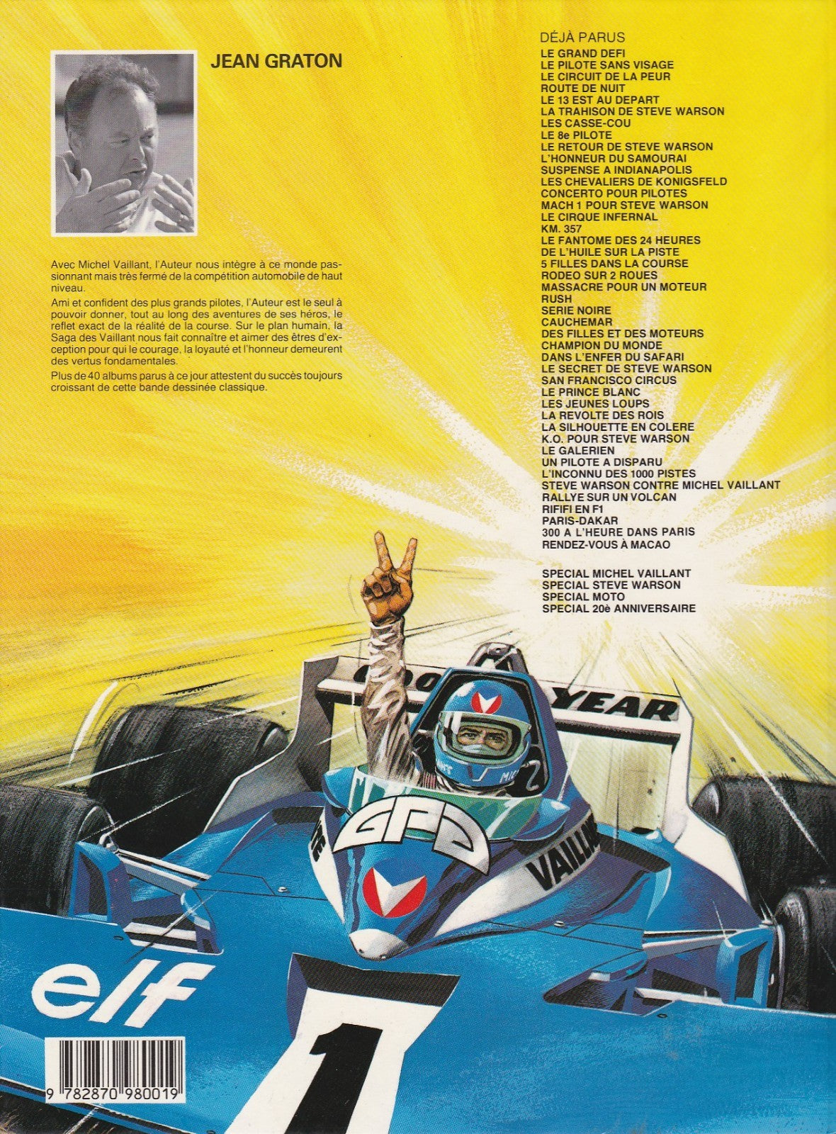 BD Michel Vaillant - Rendez-vous à Macao - N°43 - EO -1983 -TBE- Graton