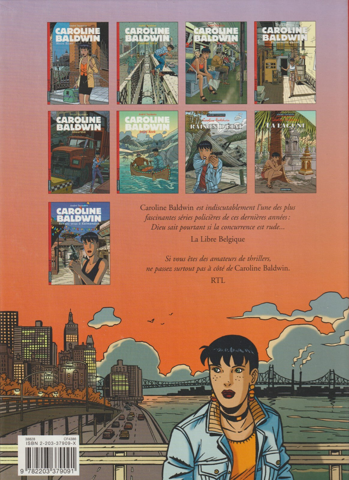 Comic Book Caroline Baldwin - Rendez-vous à Katmandou - 9 - 1st Edition - 2003 - VGC - Denayer