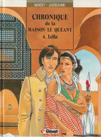 BD Chronique de la maison le quéant -leïla -N°4- EO-1988 -TBE-Jusseaume