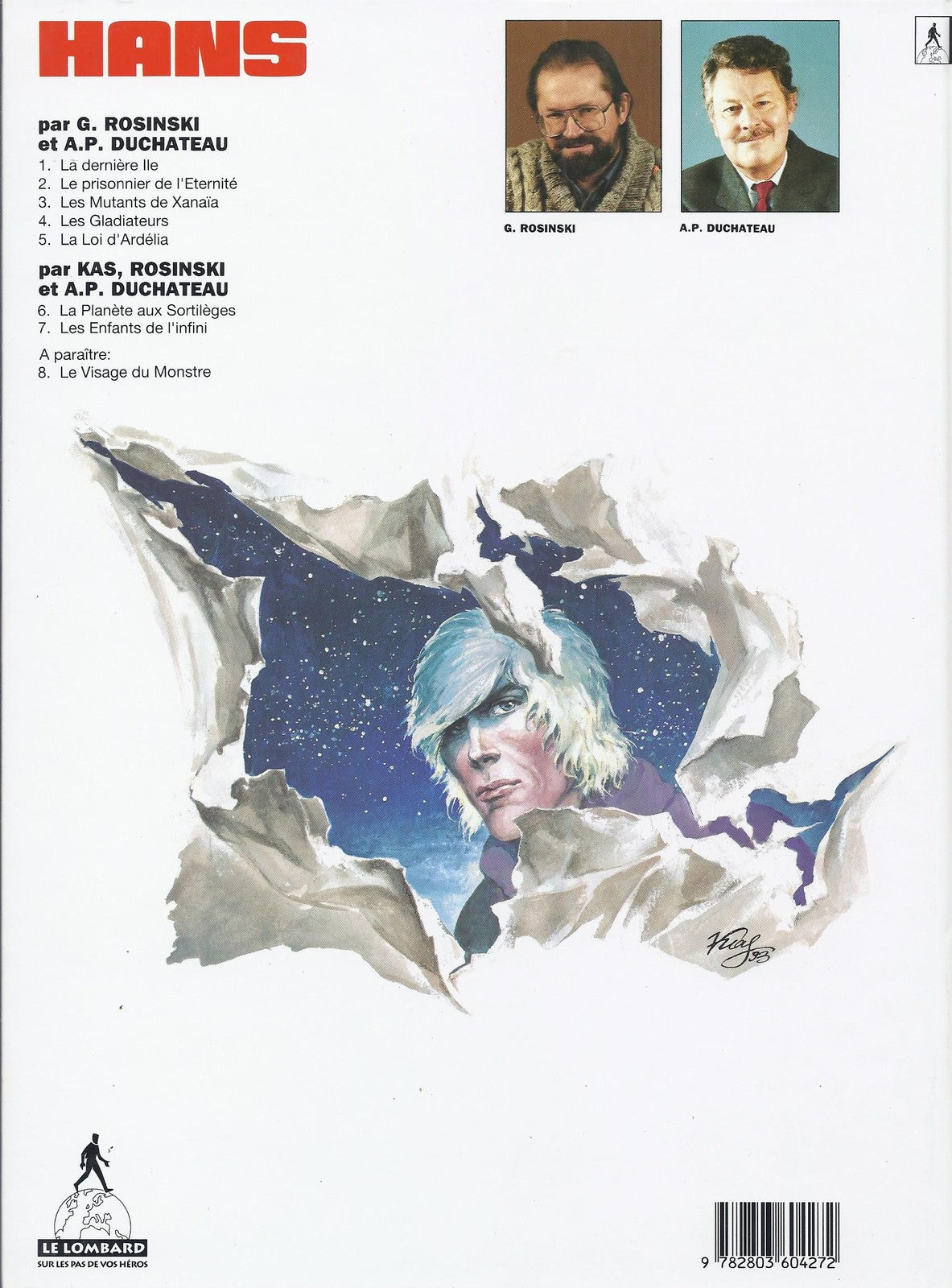 BD Hans - No. 1 - The Last Island - RE.1994 - VGC - Rosinski