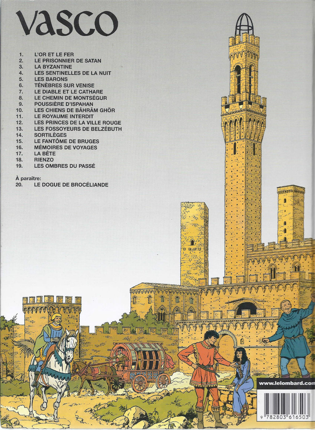BD Vasco -  Les ombres du passé - N°19- EO -2001 -TBE- Chaillet