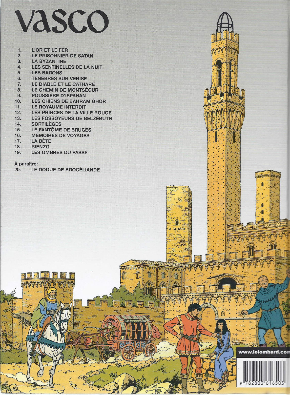 BD Vasco -  Les ombres du passé - N°19- EO -2001 -TBE- Chaillet