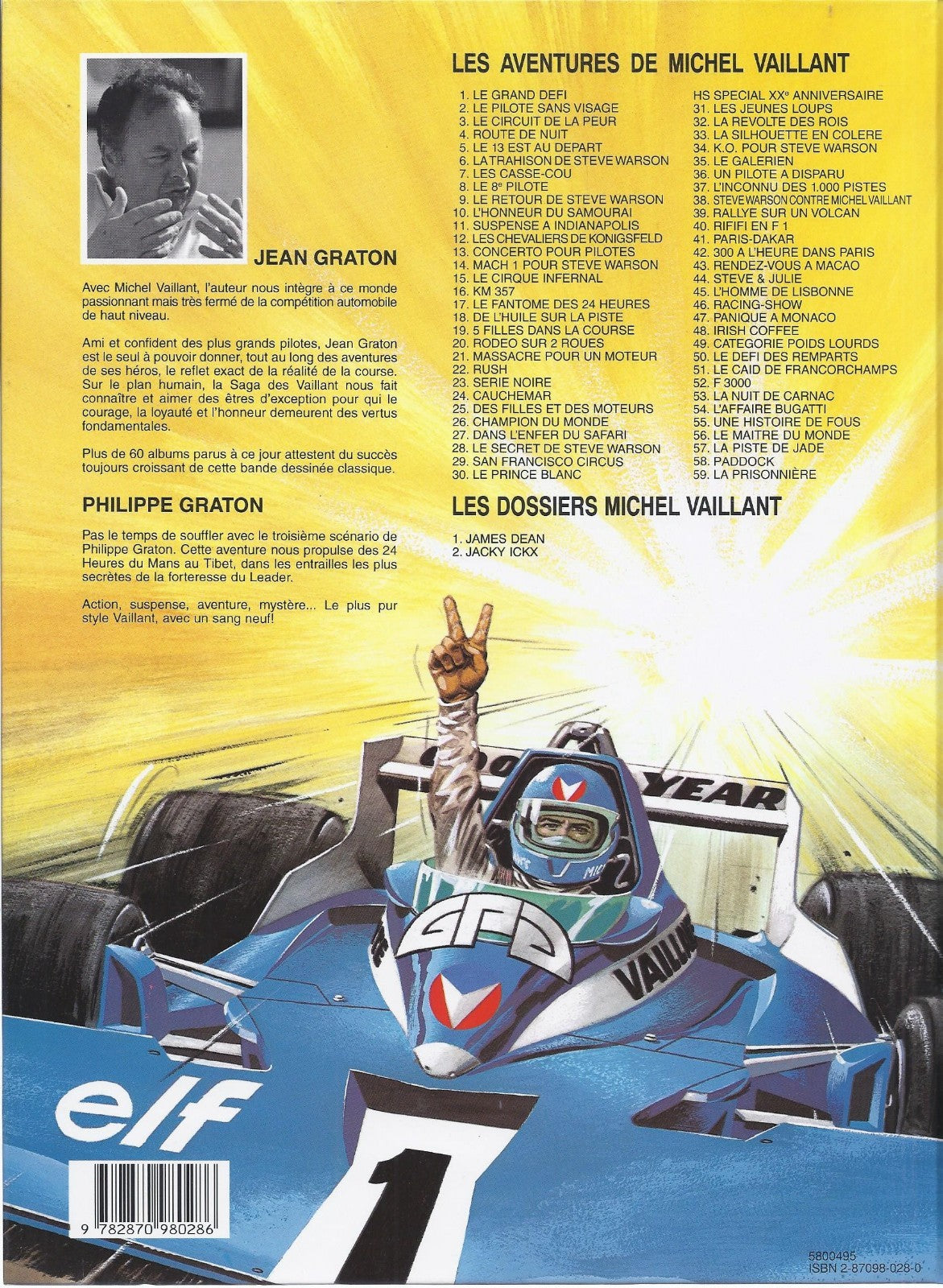 BD Michel Vaillant - La prisonnière - N°59 - EO -1997 -TTBE- Graton