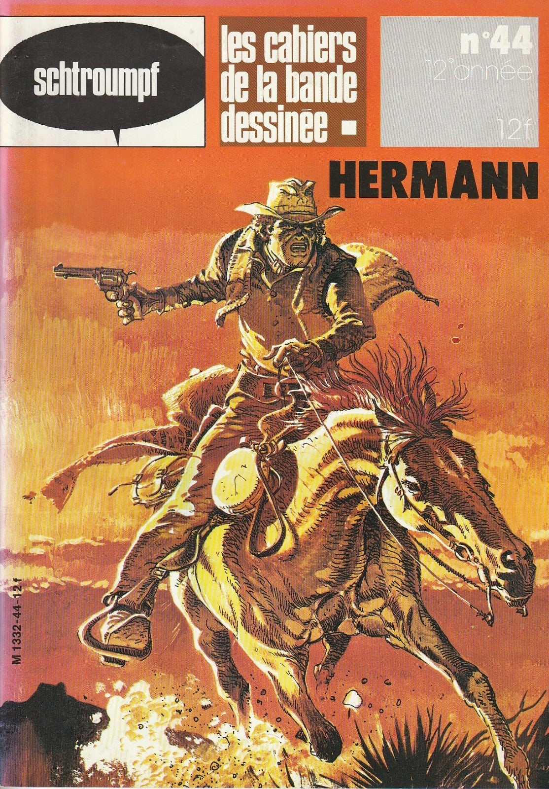 Revue-Les cahiers de la BD - N°44 - EO  -1980 -TBE- Hermann