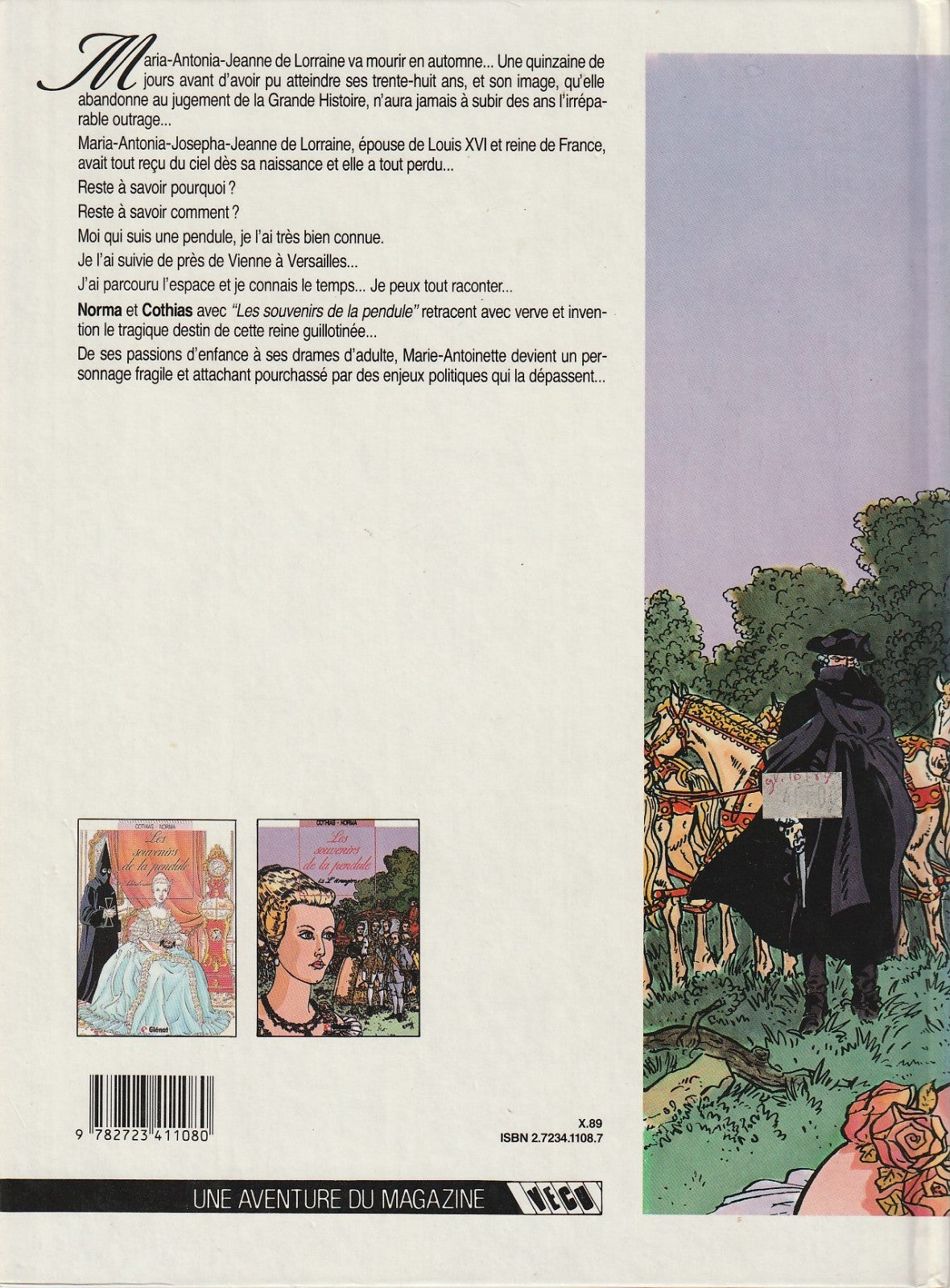 BD Les souvenirs de la pendule -L'étrangère -N°2- EO-1989 -TBE-Norma