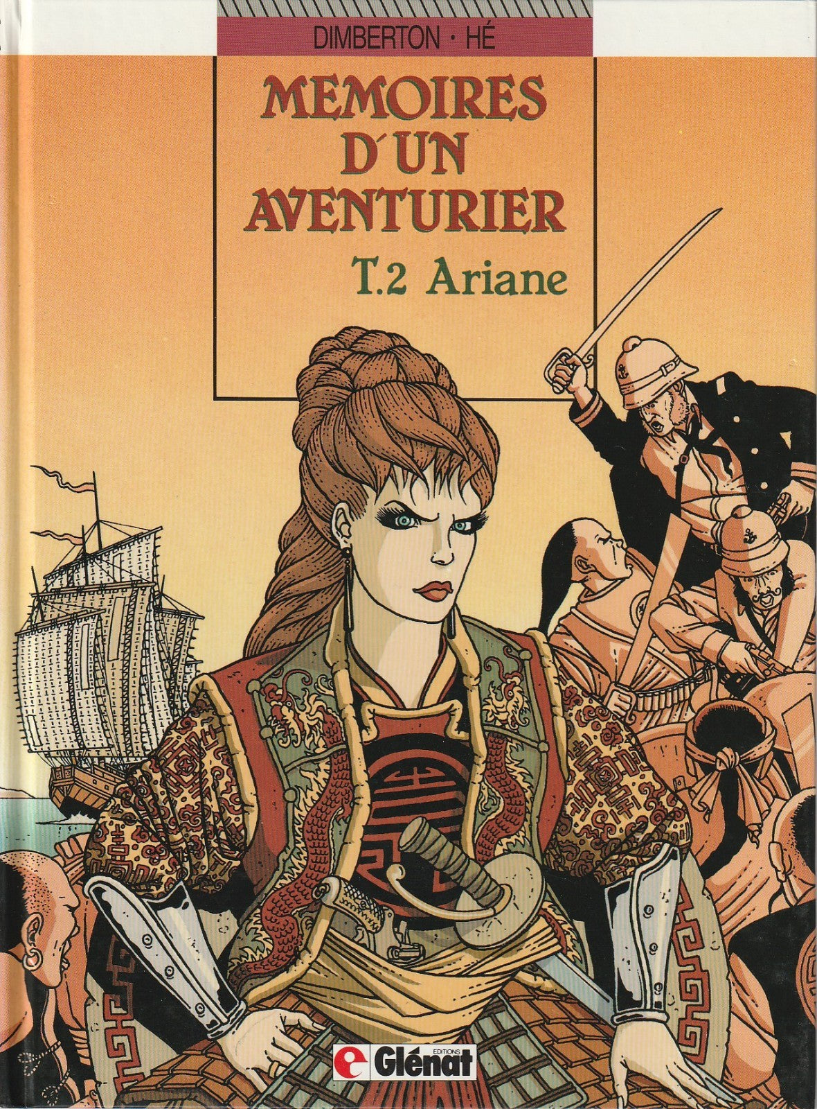 BD Mémoires d'un aventurier - Ariane - N°2-  EO cartonnée-1990- BE- He
