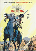 BD  jerry Spring - La passe des indiens - N°5- EO- cartonnée-1986 -TBE- Jijé
