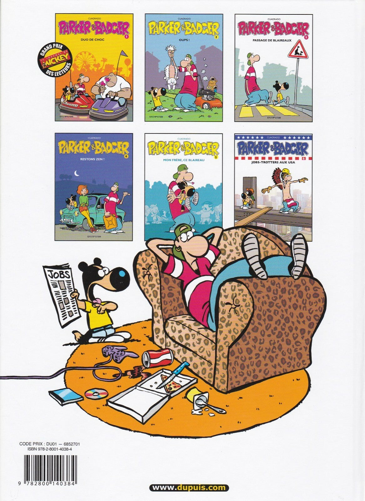 BD  Parker&Badger - Jobs-Trotters aux USA  - N°6 - EO   -2008 -TTBE- Cuadrado