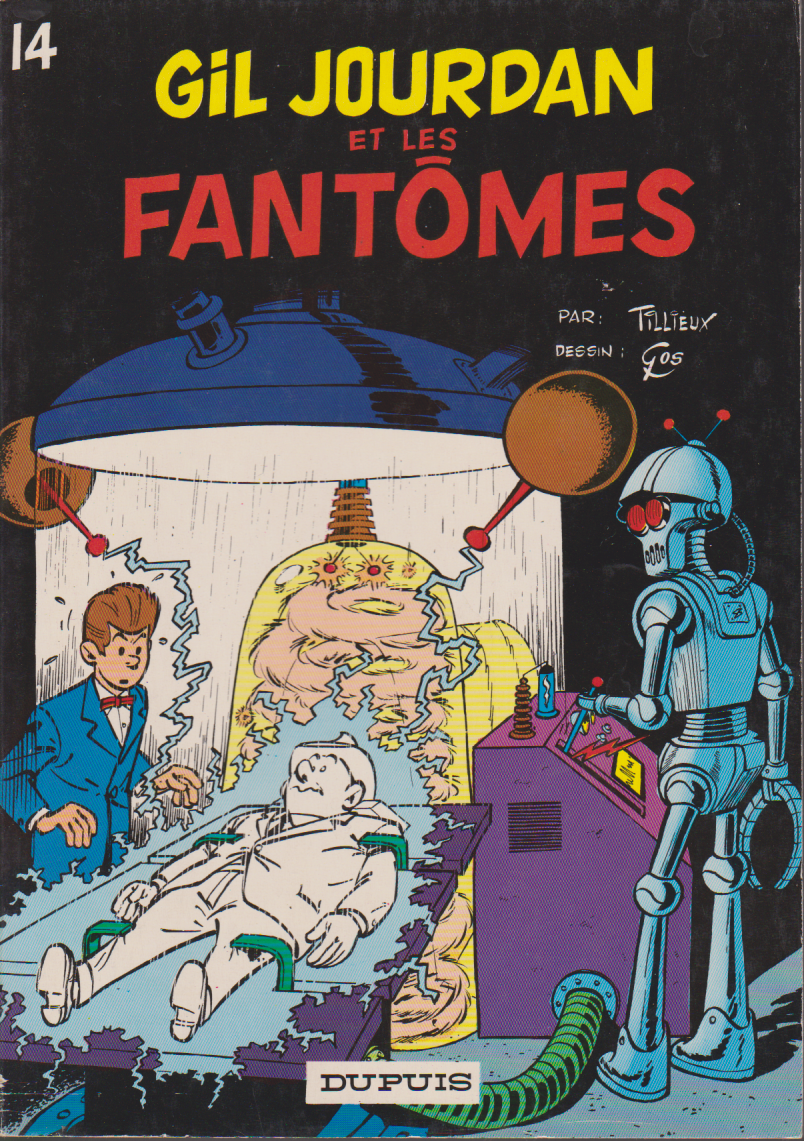 BD Gil Jourdan et les fantômes   - N°14- RE- Broché-1981 -TBE- Tillieux