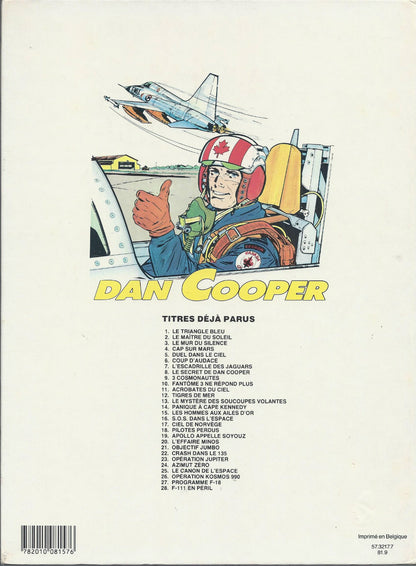 BD  Dan Cooper - F-111 en péril- N°28- EO- cartonnée-1981 -BE- Weinberg