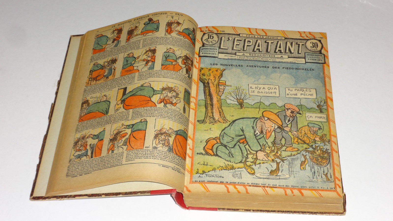 Comic L'épatant 5 -publisher bindings fasc. 753 to 804 - First Edition - 1923 - VGC -