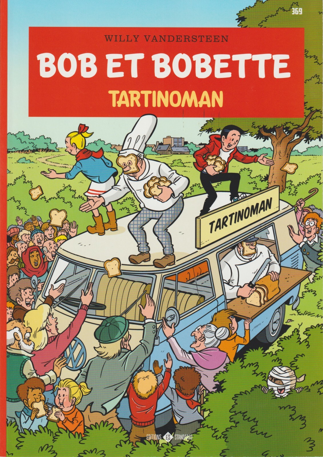 BD  Bob et Bobette- Tartinoman - N°369 -EO-2023-Neuf-Vandersteen