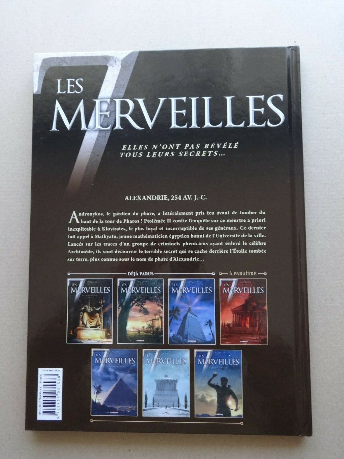 BD  Les merveilles- Le phare d'Alexandrie - N°3- EO -2014 -TTBE- Bennato