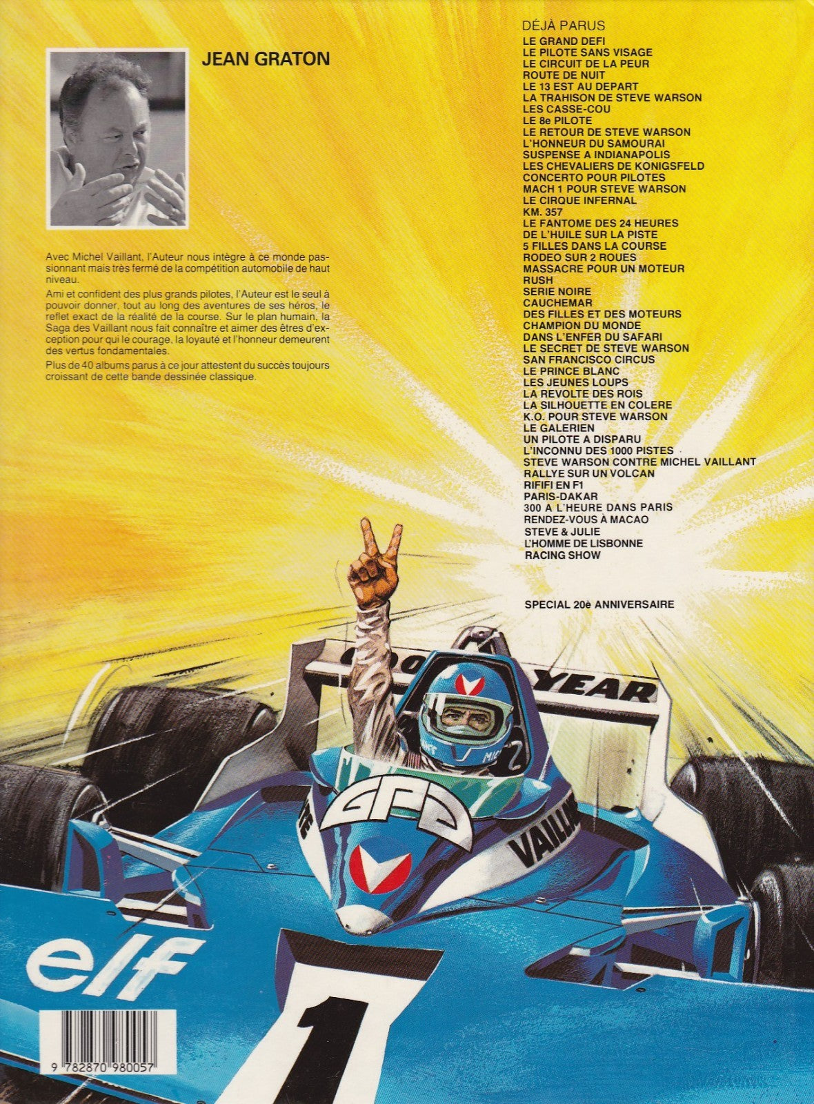 BD Michel Vaillant - Racing Show - N°46 - EO -1985 -TBE- Graton