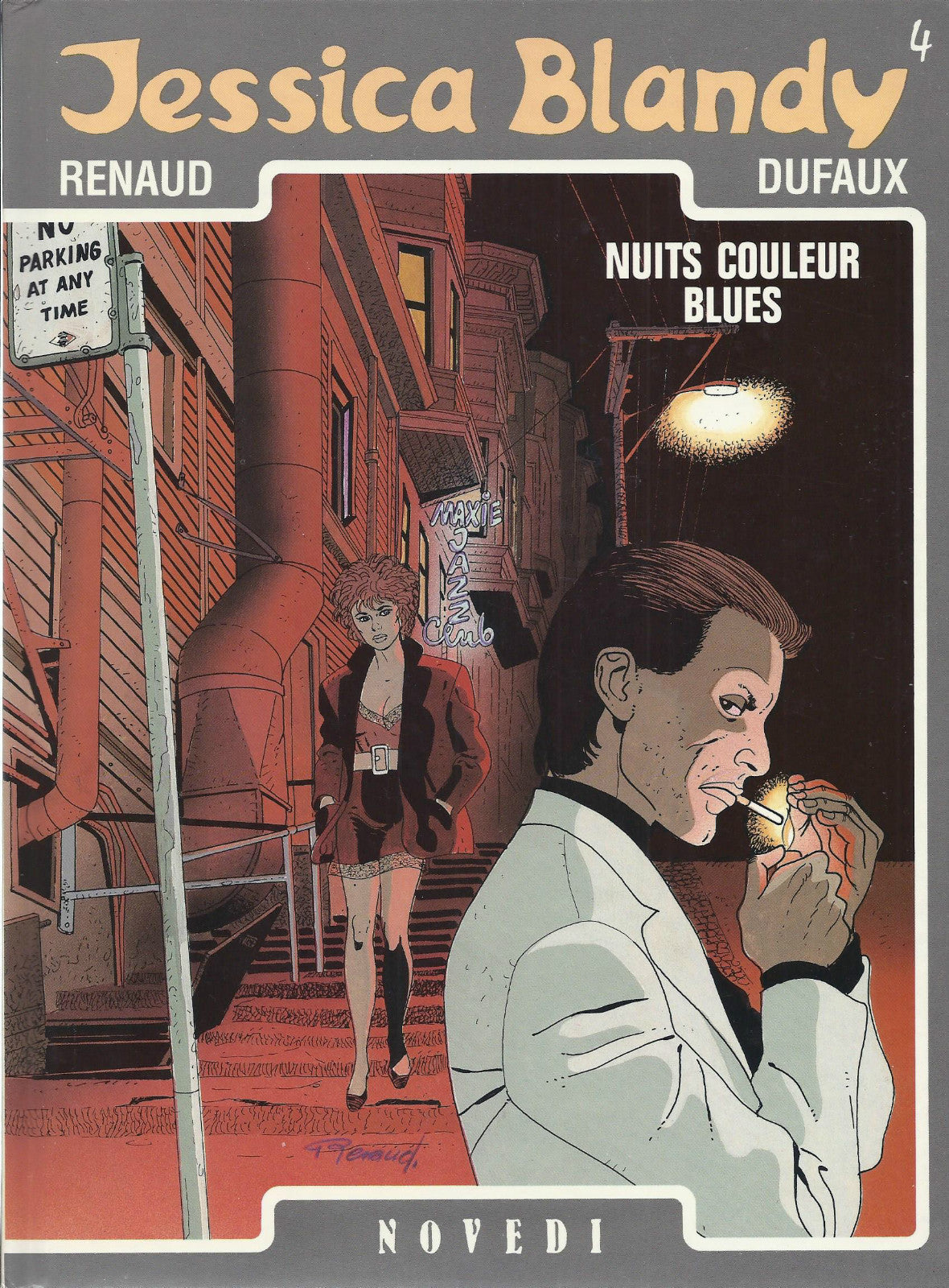 BD  Jessica Blandy - N°4 - nuits couleur blues - E.O.1988 - BE - Renaud