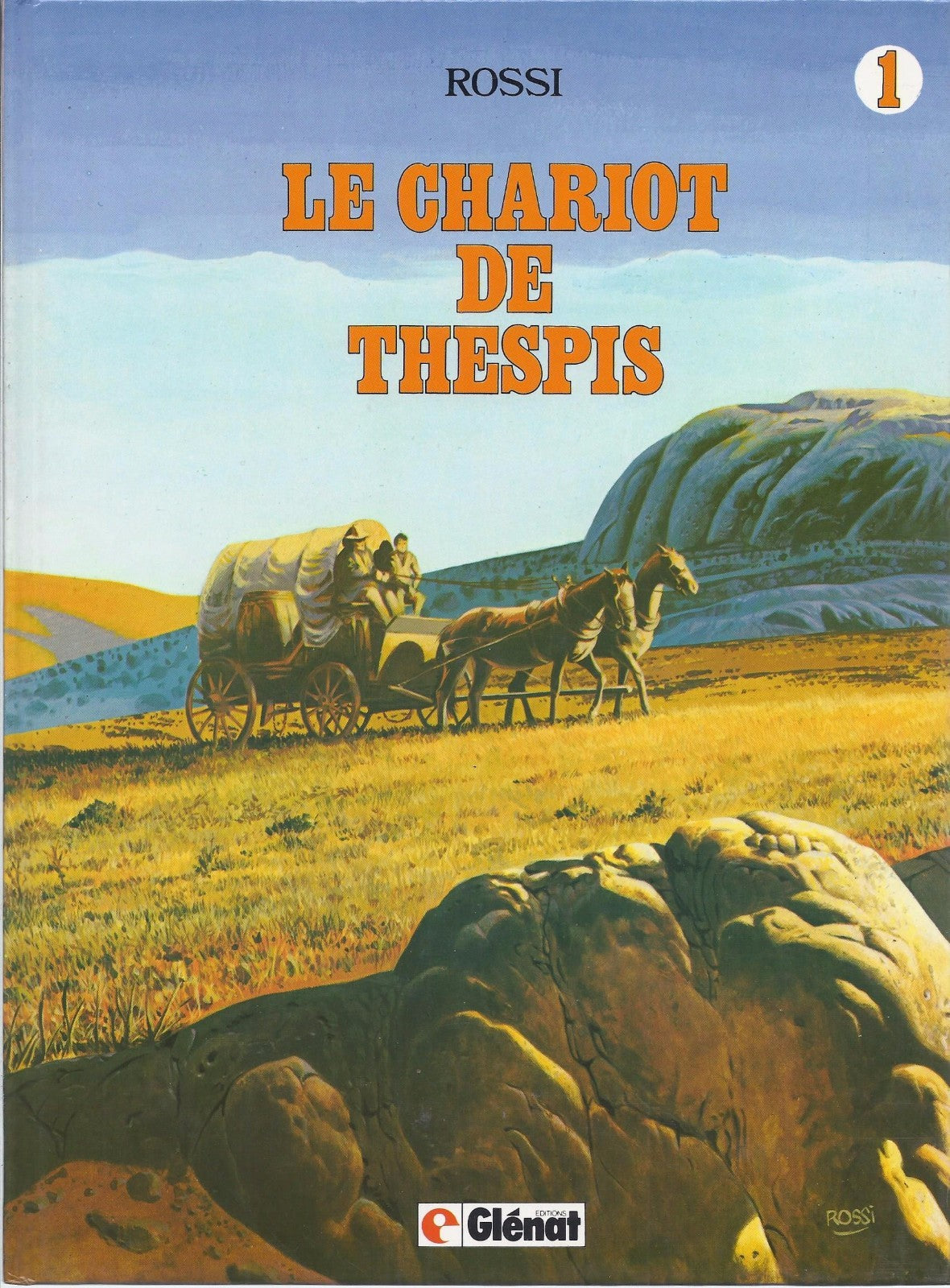 BD - Le chariot de Thespis - EO- cartonnée-1982 -TBE- Rossi