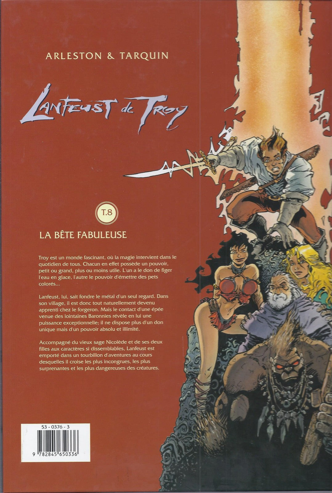 BD  Lanfeust de Troy  T.8  La bête fabuleuse - E.O. 2000  TBE  - Tarquin