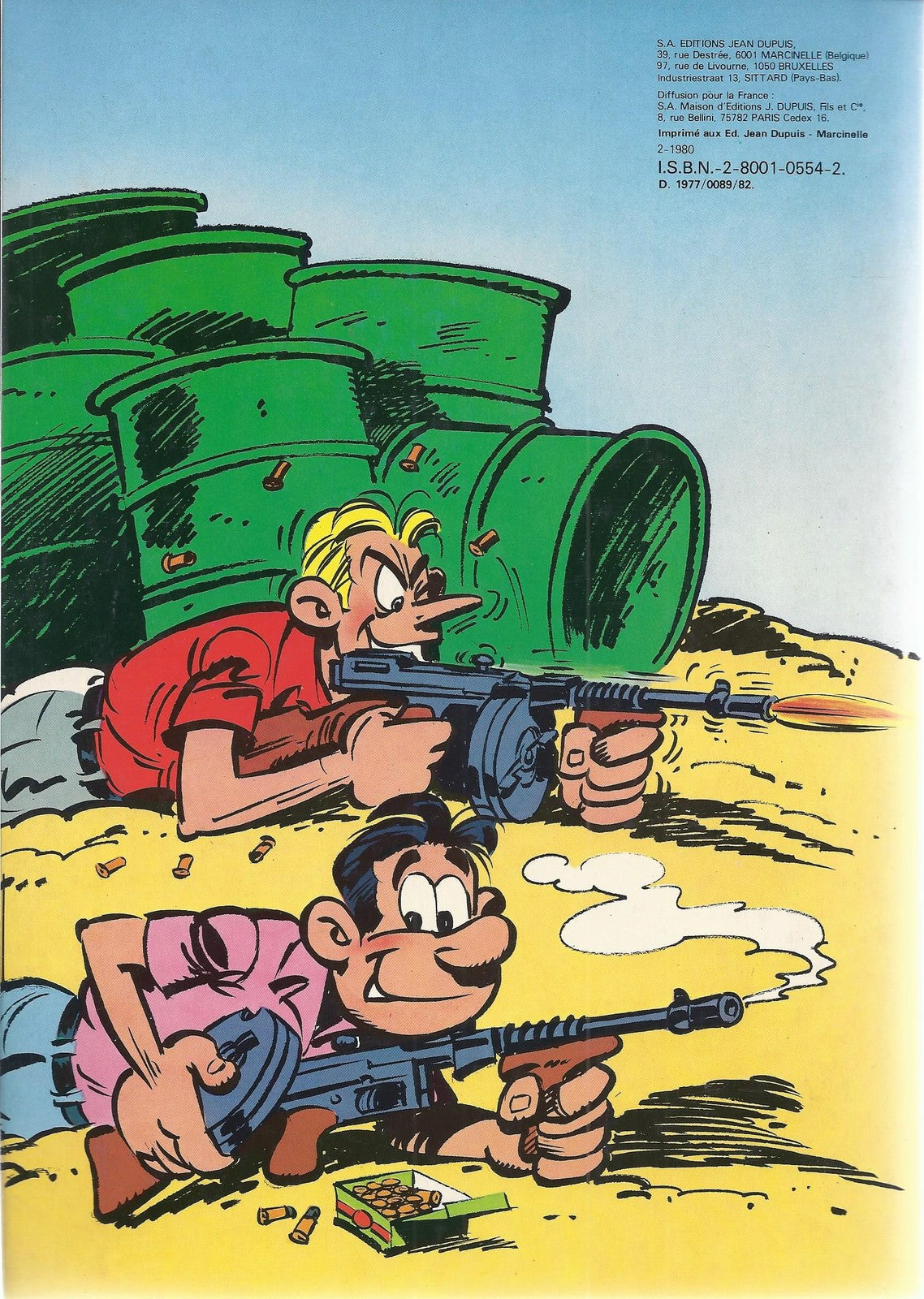 BD  Sammy - N°9 - Les pétroleurs du désert  - RE. .1980  - TBE - Berck