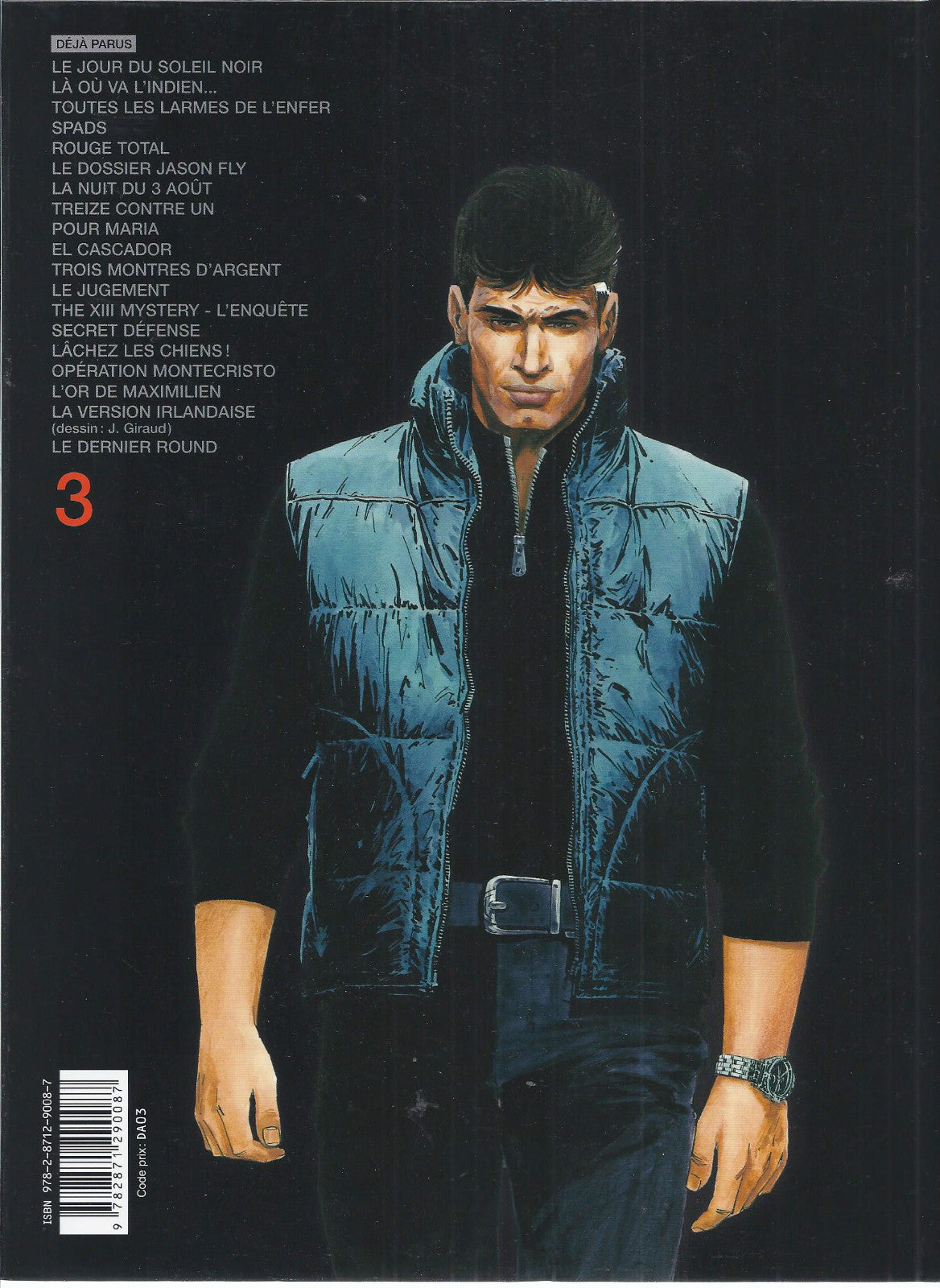 BD XIII - Toutes les larmes de l'enfer-N°3- EO 25é anniversaire-2009-TTBE- Vance