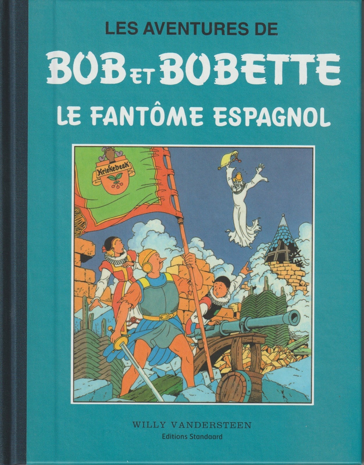 BD  Bob et Bobette - N°1- cart. Le Fantôme espagnol  - RE-2009-TTBE - Vandersteen