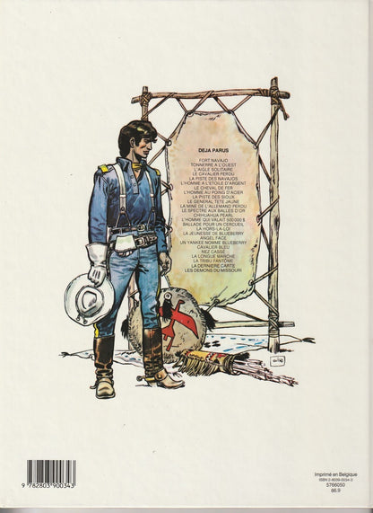 BD  Blueberry (lieutenant)Le bout de la piste - N°22 - EO  -1986 -TBE- Giraud