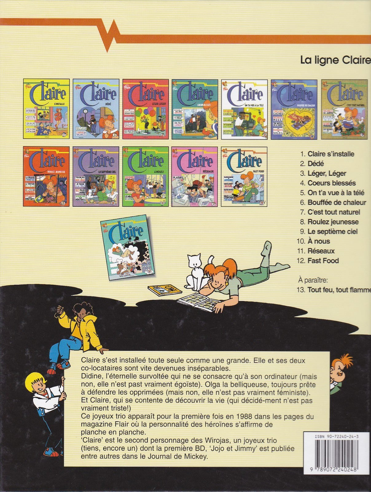BD Claire - Fast Food - N°12 -  EO - 1999 -TTBE- Wiroja