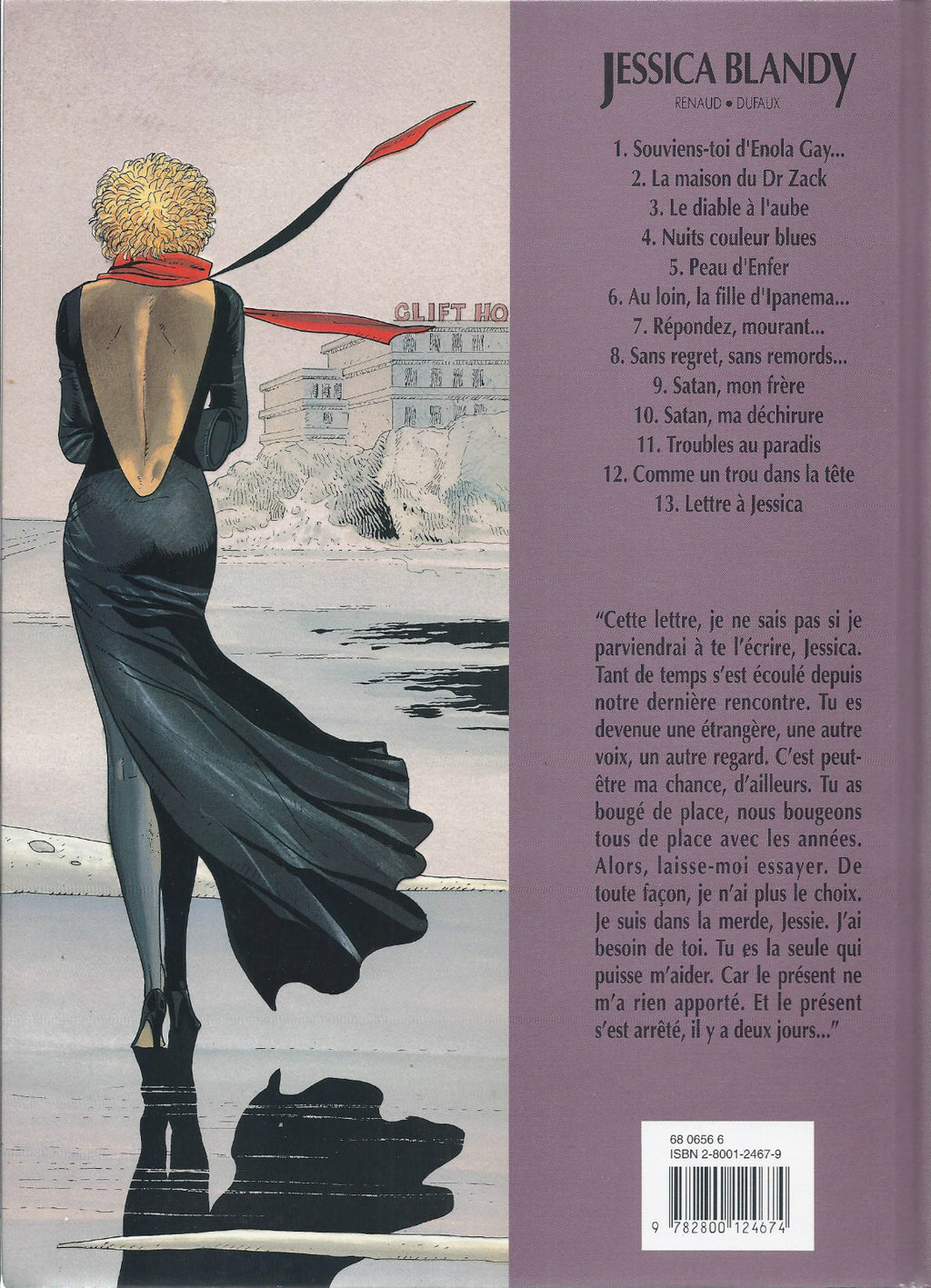 BD  Jessica Blandy - N°13 - Lettres à Jessica- E.O.1997 -TBE - Renaud