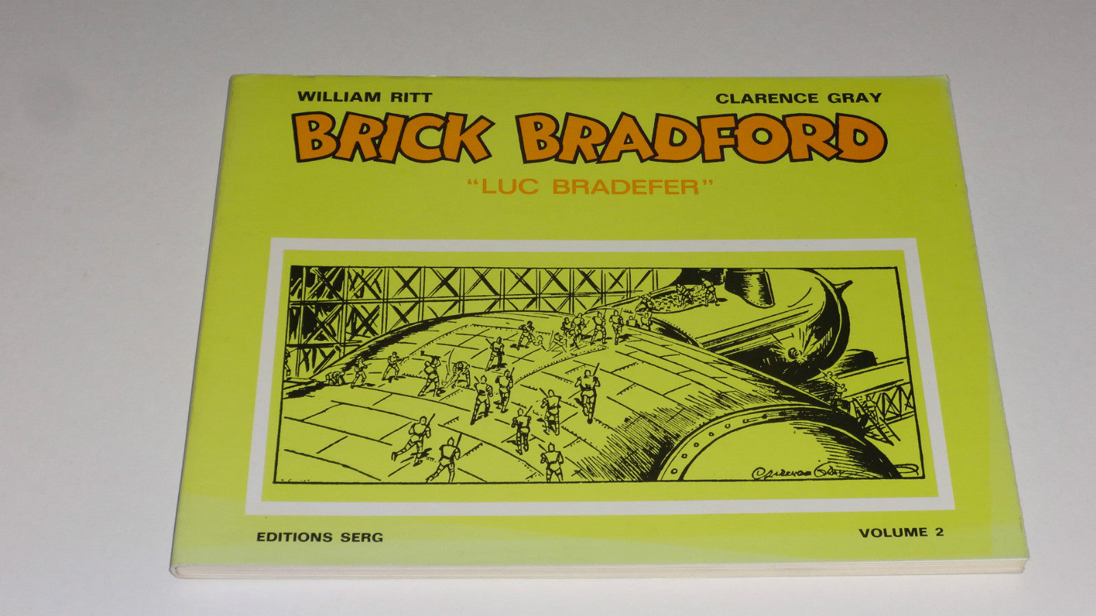 BD  Brick Bradford  - Luc Bradefer " le géant d'acier"  EO .1975  TBE - Gray