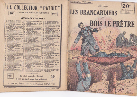 Patrie Collection - THE STRETCHER-BEARERS of BOIS LE - N°94-EO - 1918 VGC Groc