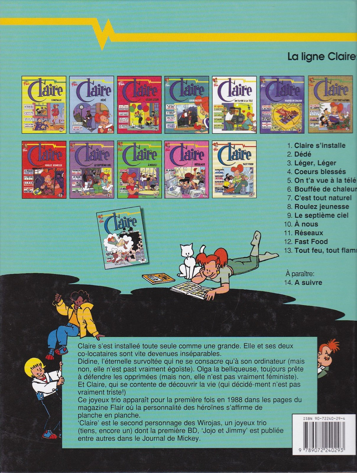 BD Claire - Tout feu, tout flamme - N°13 -  EO - 2000 -TTBE- Wiroja